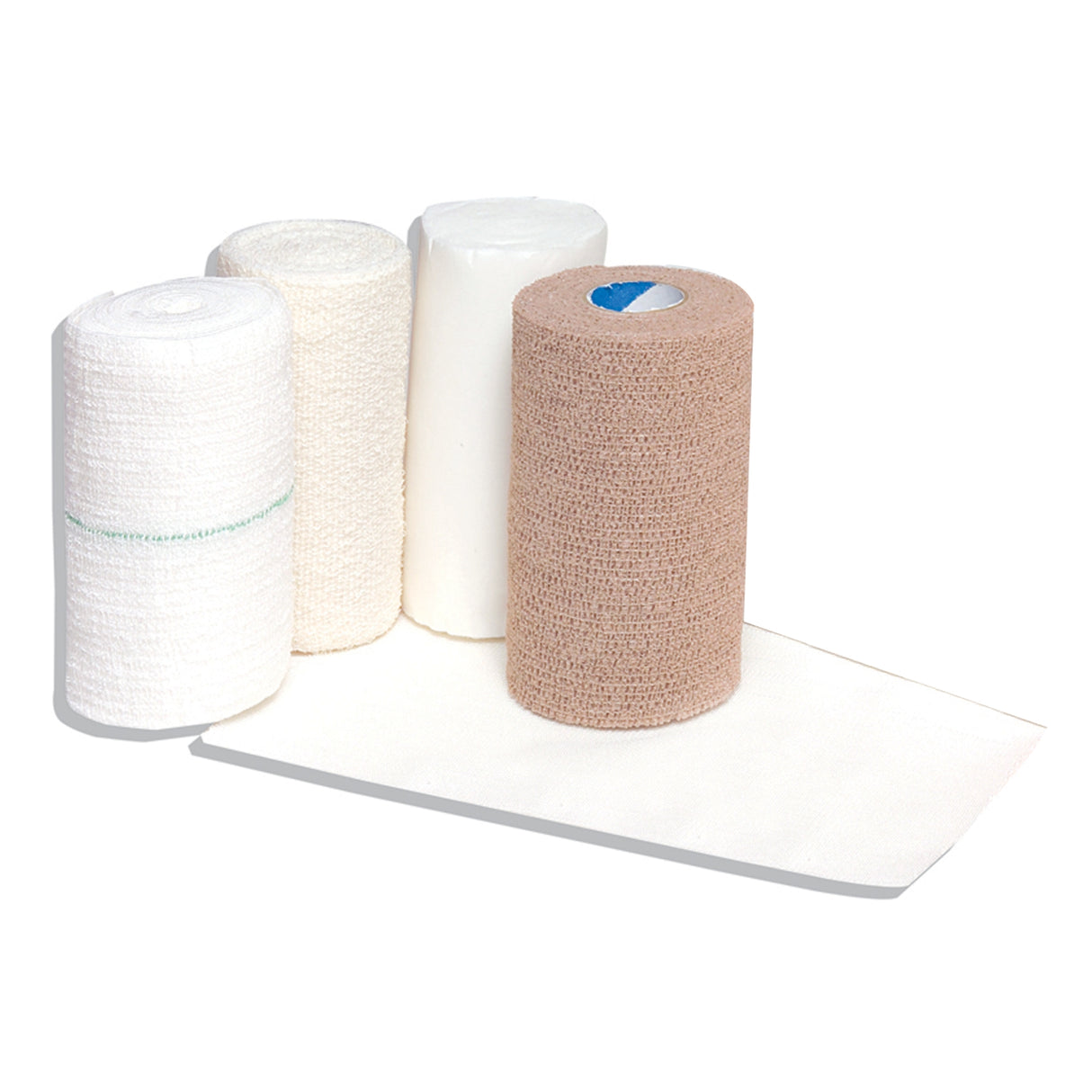 4 Layer Compression Bandage System Profore LF 9 X 5-7/10 X 2-9/10 inch Self-Adherent / Tape Closure Tan / White NonSterile Standard Compression - BeHope