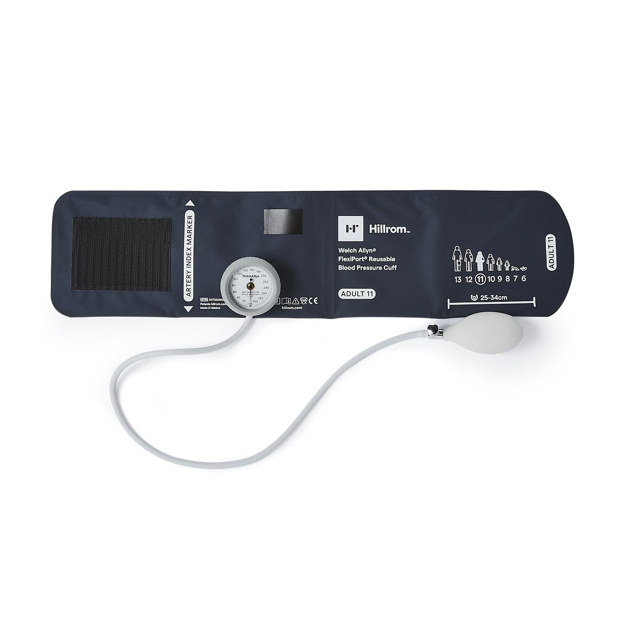 Aneroid Sphygmomanometer Unit DuraShock® Adult Cuff Vinyl Cuff 23 - 40 cm Pocket Aneroid - BeHope