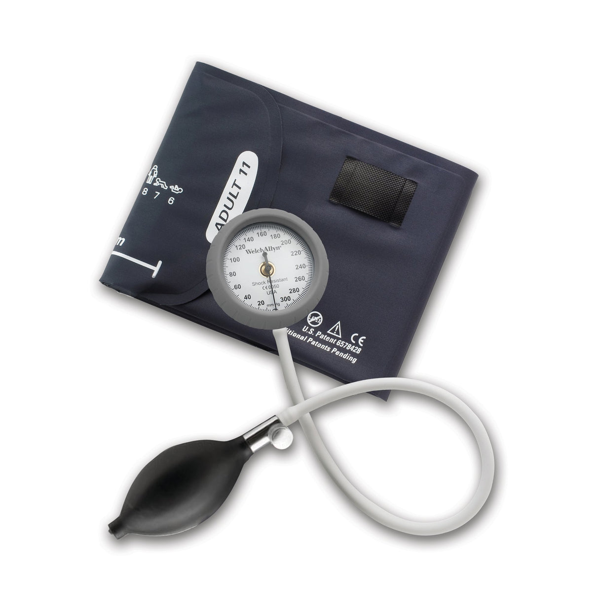 Aneroid Sphygmomanometer Unit DuraShock® Adult Cuff Vinyl Cuff 23 - 40 cm Pocket Aneroid - BeHope