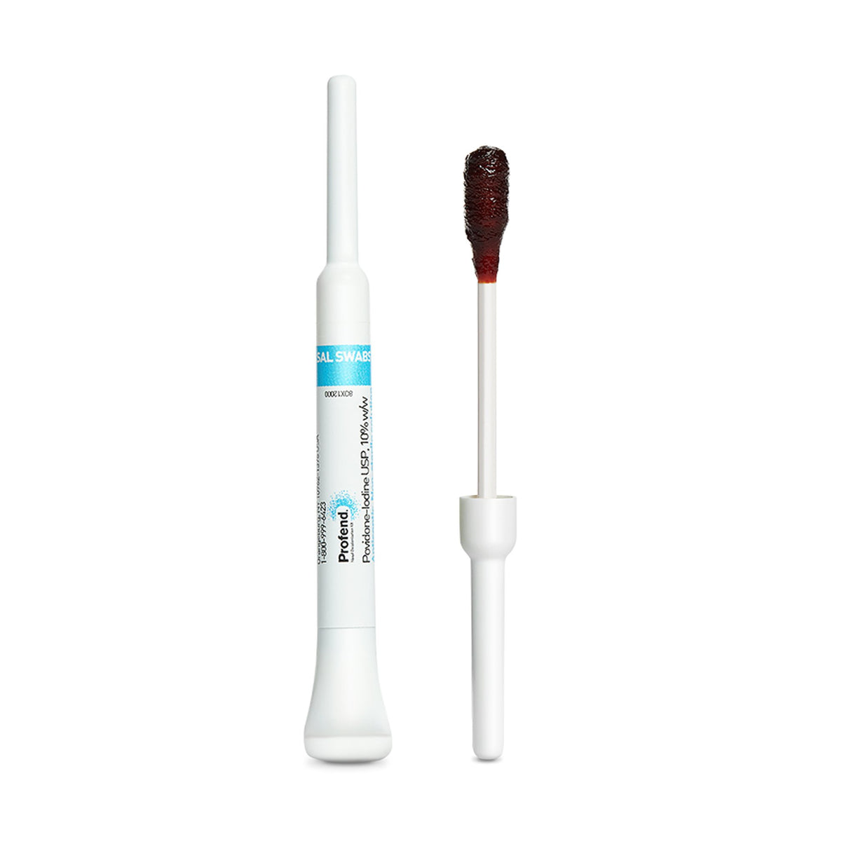 Impregnated Nasal Swabstick Kit Profend® Povidone-Iodine NonSterile 4 per Pack - BeHope