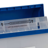 Pharmaceutical Waste Container PharmaSafety™ White Base 16-1/2 H X 13-3/4 W X 6 D Inch Horizontal Entry 3 Gallon - BeHope