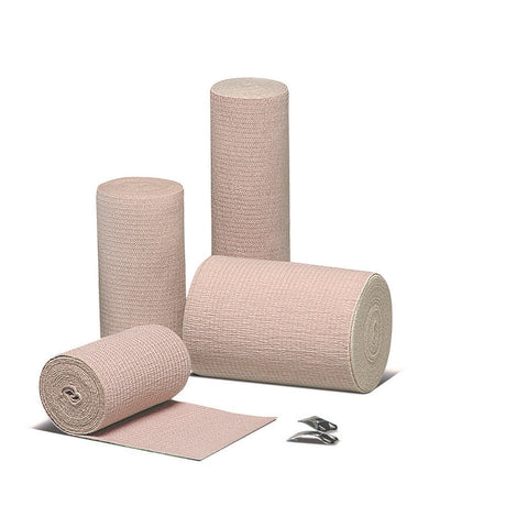 Econo-wrap® Elastic Bandage with Detached Metal Clips Nonsterile Standard Compression - BeHope