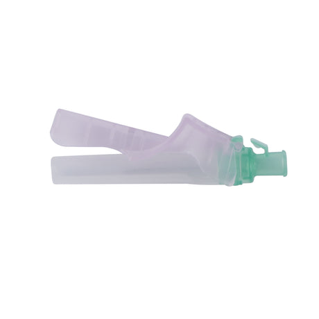 Safety Hypodermic Needle Eclipse™ 1 Inch Length 21 Gauge Thin Wall Hinged Safety Needle - BeHope