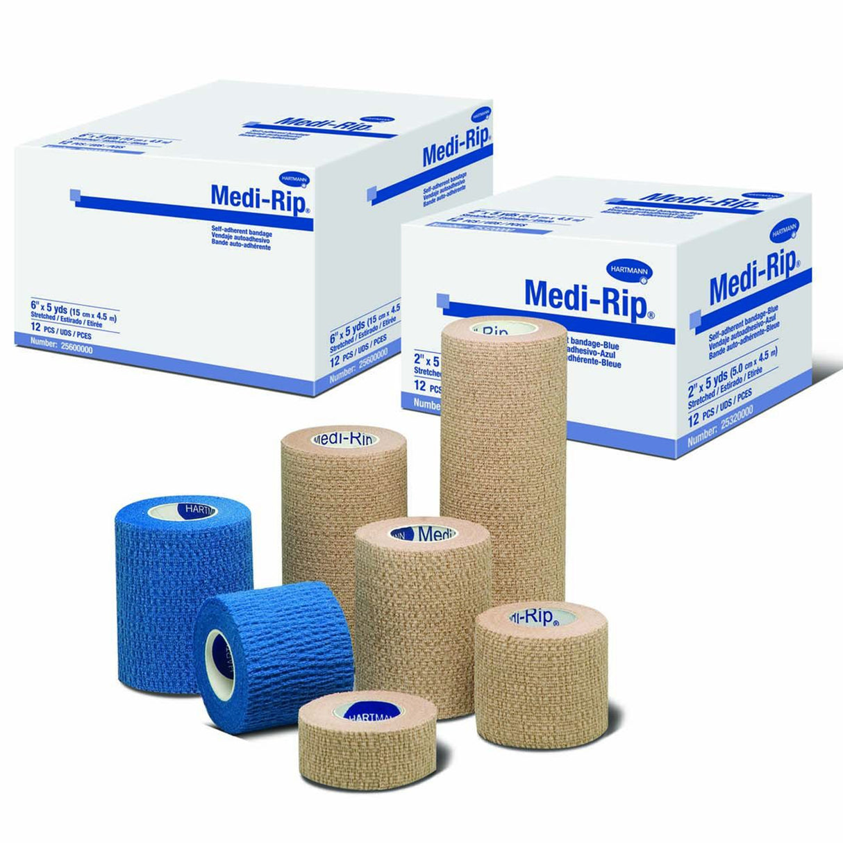 Medi-rip® Self-Adherent Cohesive Bandage Non-Sterile Standard Compression - BeHope
