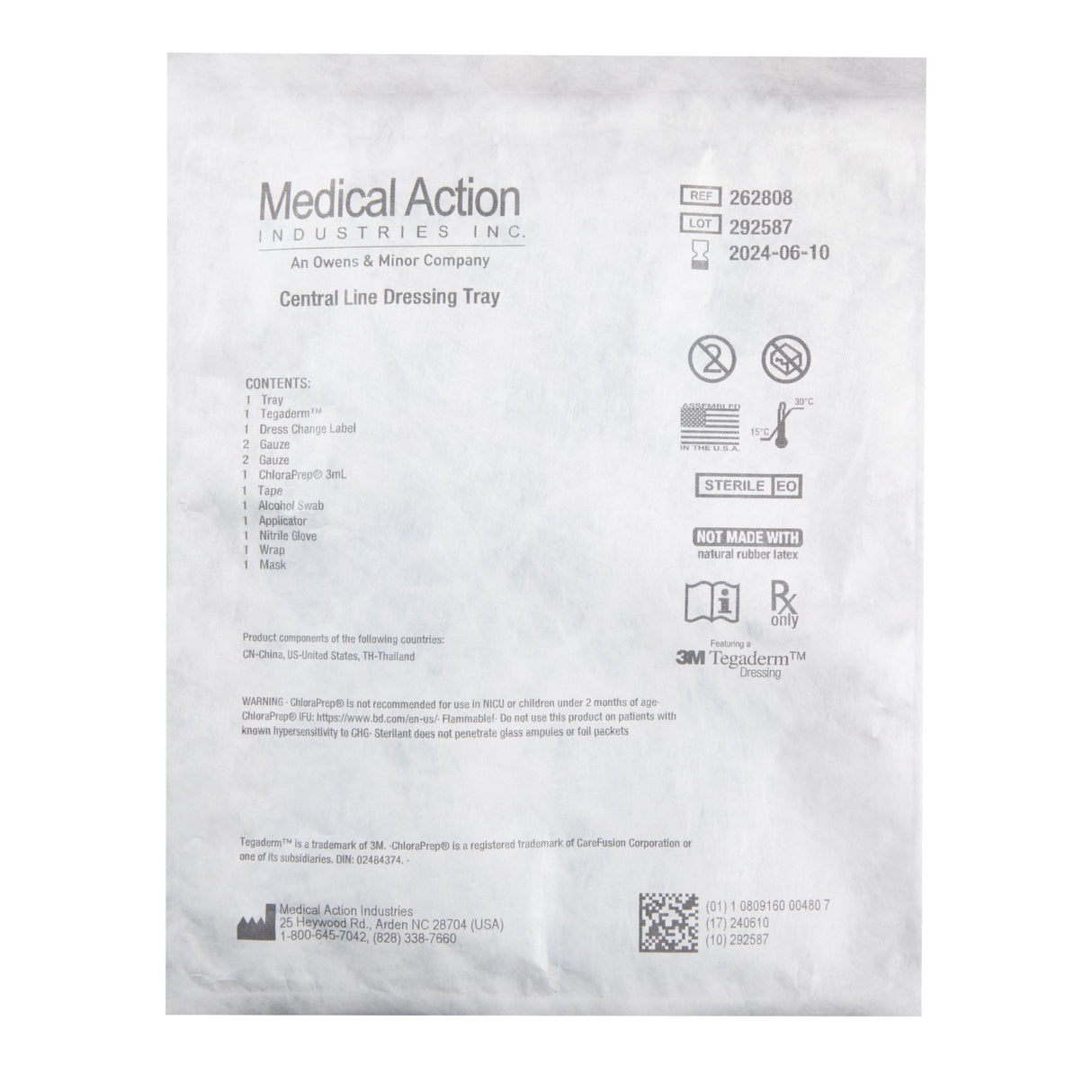 Comprehensive Central Line IV Therapy Dressing Change Tray - BeHope