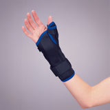 Wrist / Thumb Brace Premium Low Profile Tietex Right Hand Black Medium - BeHope