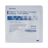 Gauze Sponge Mckesson Sterile for Wound Dressing in Easy Open Tray - BeHope