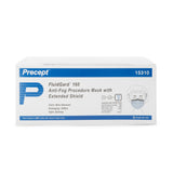 Procedure Mask with Eye Shield Precept® FluidGard® 160 Anti-fog Foam ASTM Level 3 Earloops One Size Fits Most - BeHope