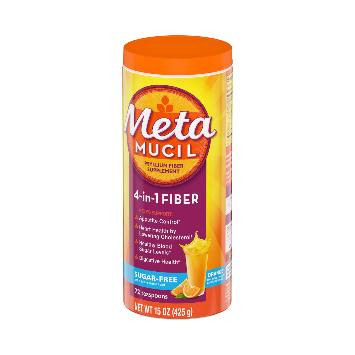 Metamucil® Sugar Free Psyllium Husk Fiber Supplement Powder - BeHope