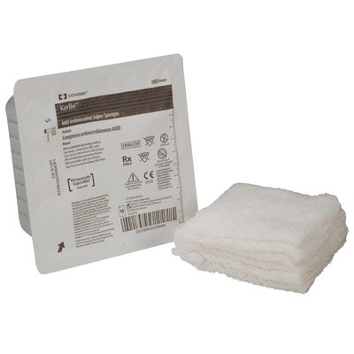 Antibacterial Fluff Dressing Kerlix™ AMD 6 X 6-3/4 Inch 12-Ply Sterile 2 per Pack - BeHope