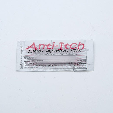 Itch Relief Anti-Itch® 2% - 0.1% Strength Gel 6 oz. Individual Packet - BeHope