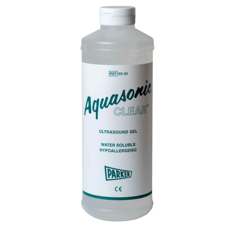 Ultrasound Gel Aquasonic Clear® Fragrance Free Colorless Medical Diagnostic - BeHope