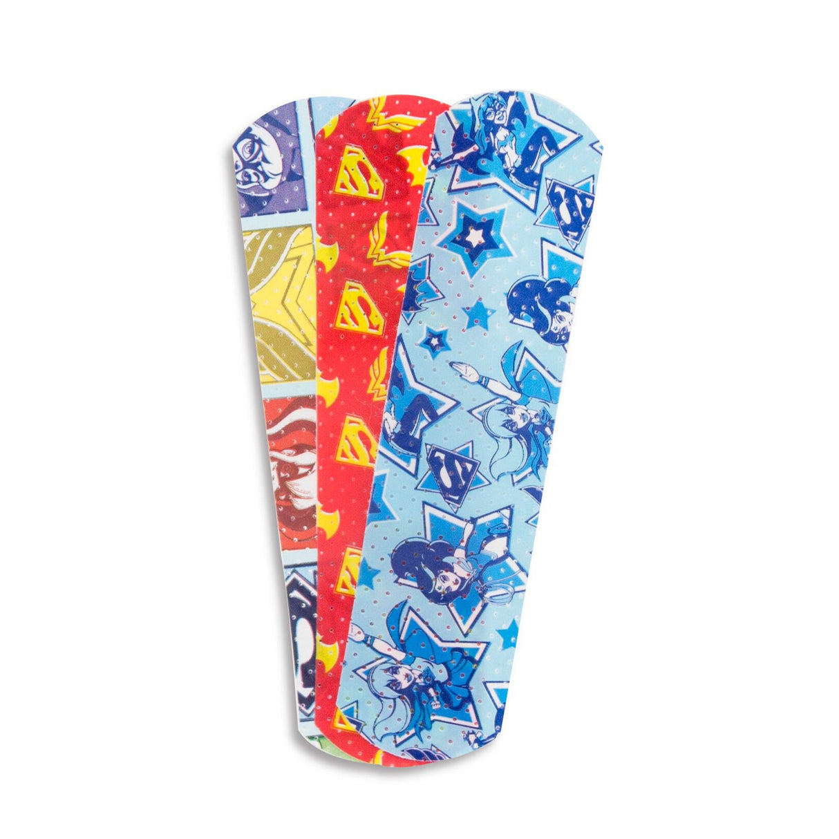 Adhesive Strip Stat Strip® Plastic Kid Design (DC Super Hero Girls) 3/4 X 3 Inch Sterile - BeHope