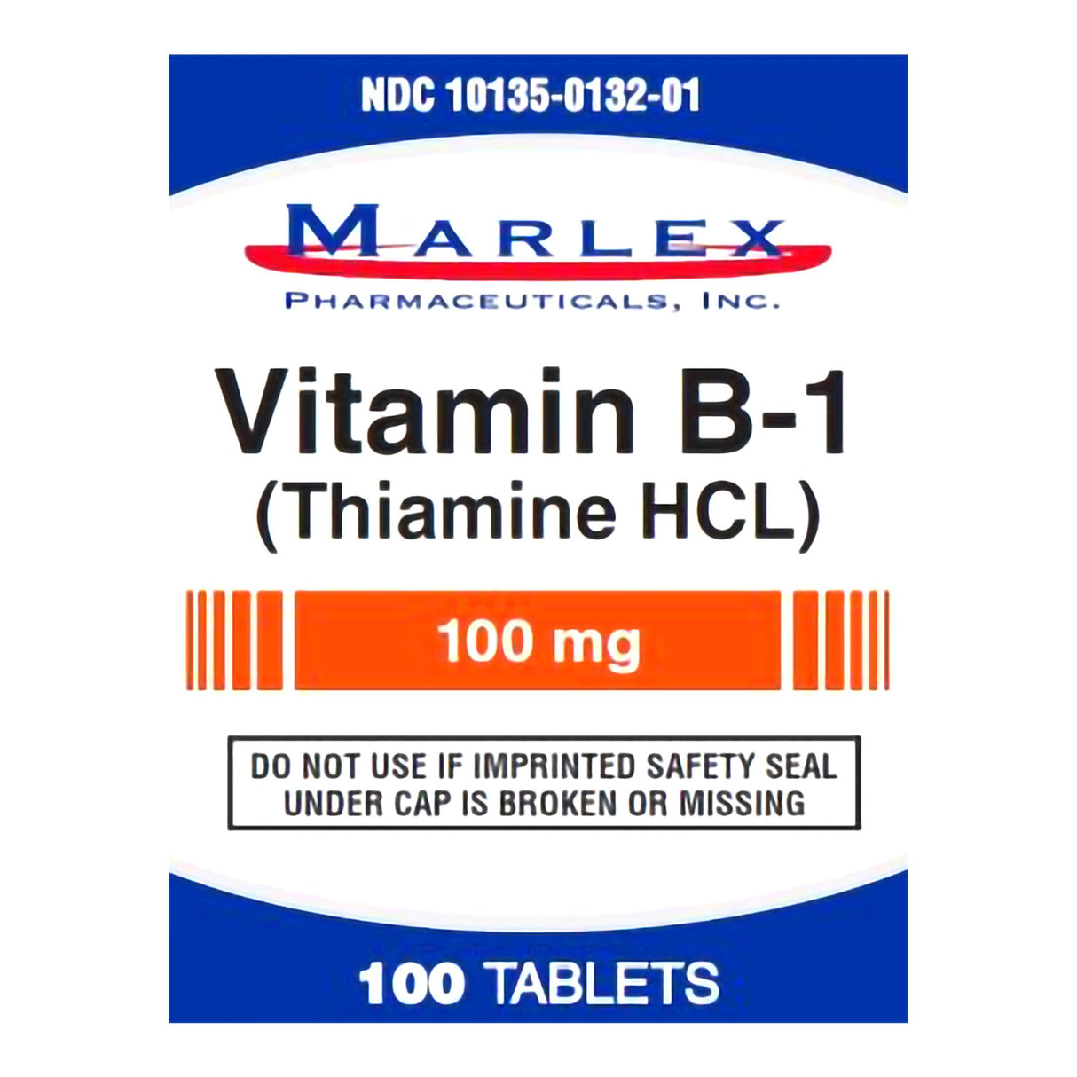 Thiamine HCl 100 mg Tablet 100 Tablets - BeHope