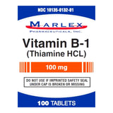 Thiamine HCl 100 mg Tablet 100 Tablets - BeHope