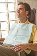 Dental Bib Aqua-Guard® 16-1/2 W X 19 L Inch Blue NonSterile - BeHope