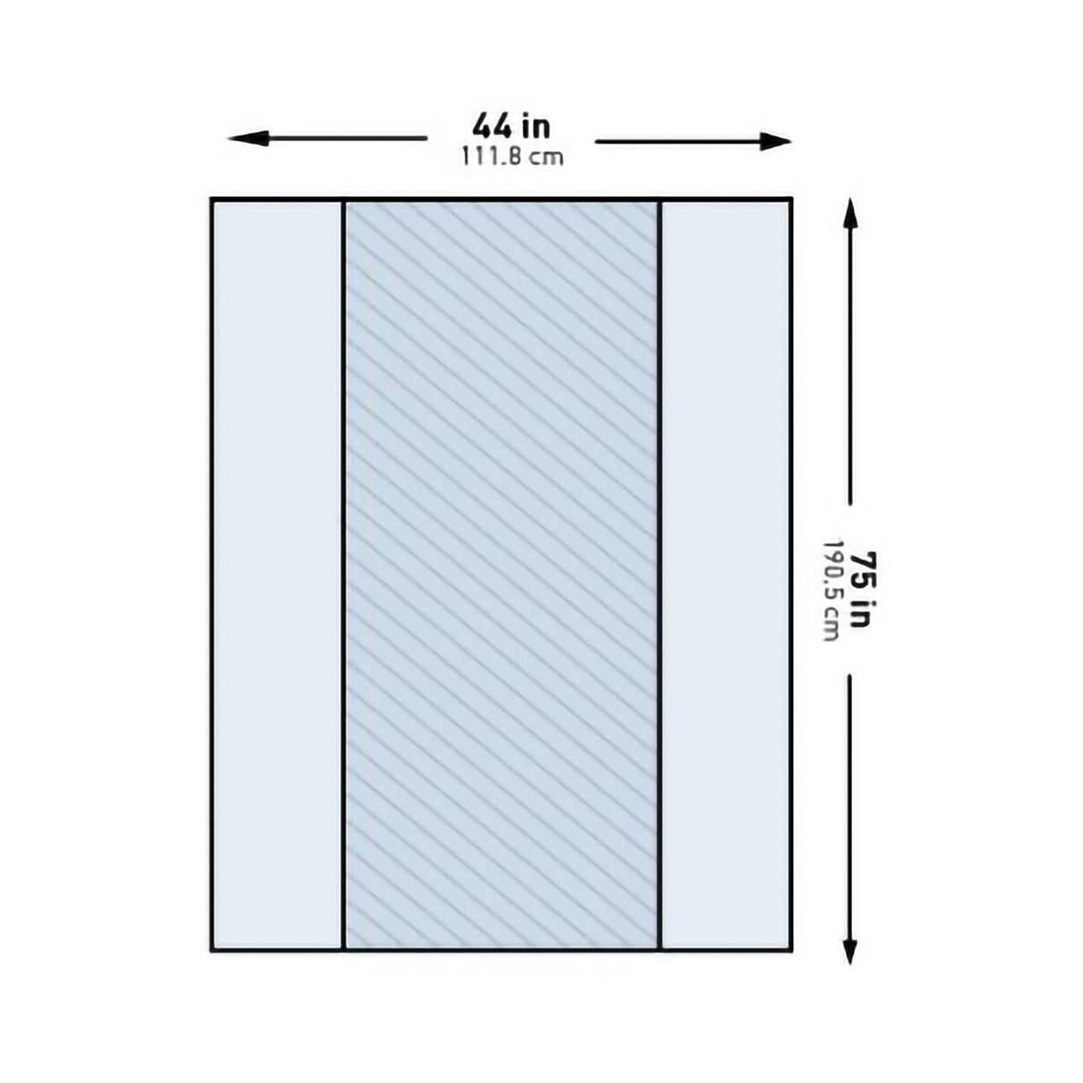 Table Drape McKesson 44 X 75 Inch For Back Table - BeHope