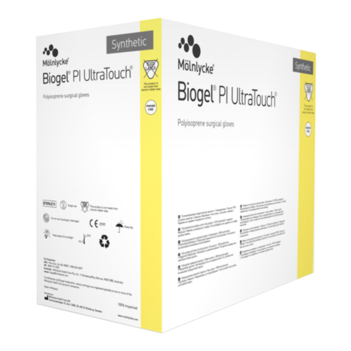 Surgical Glove Biogel® PI UltraTouch™ Size 8 Sterile Polyisoprene Standard Cuff Length Micro-Textured Opaque Beige Chemo Tested - BeHope