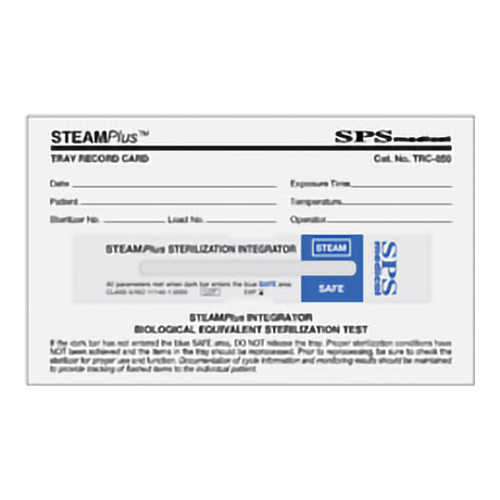 Steamplus™ Class 5 Integrator Sterilization Record Card for Steam - BeHope