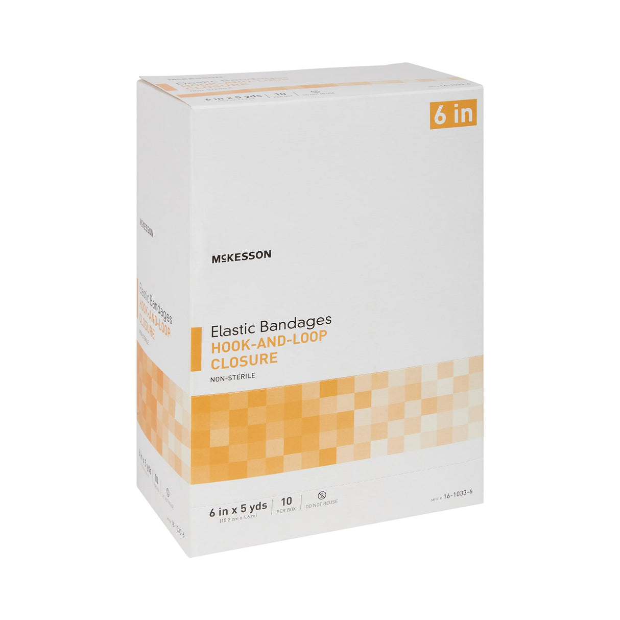 Elastic Bandage Mckesson Nonsterile Hook Loop Closure for Compression Support - BeHope