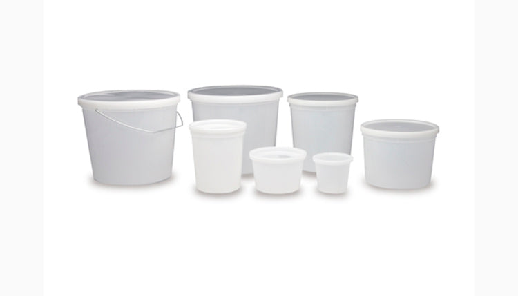 Durable Polyethylene Lab Storage Pail with Handle - BeHope