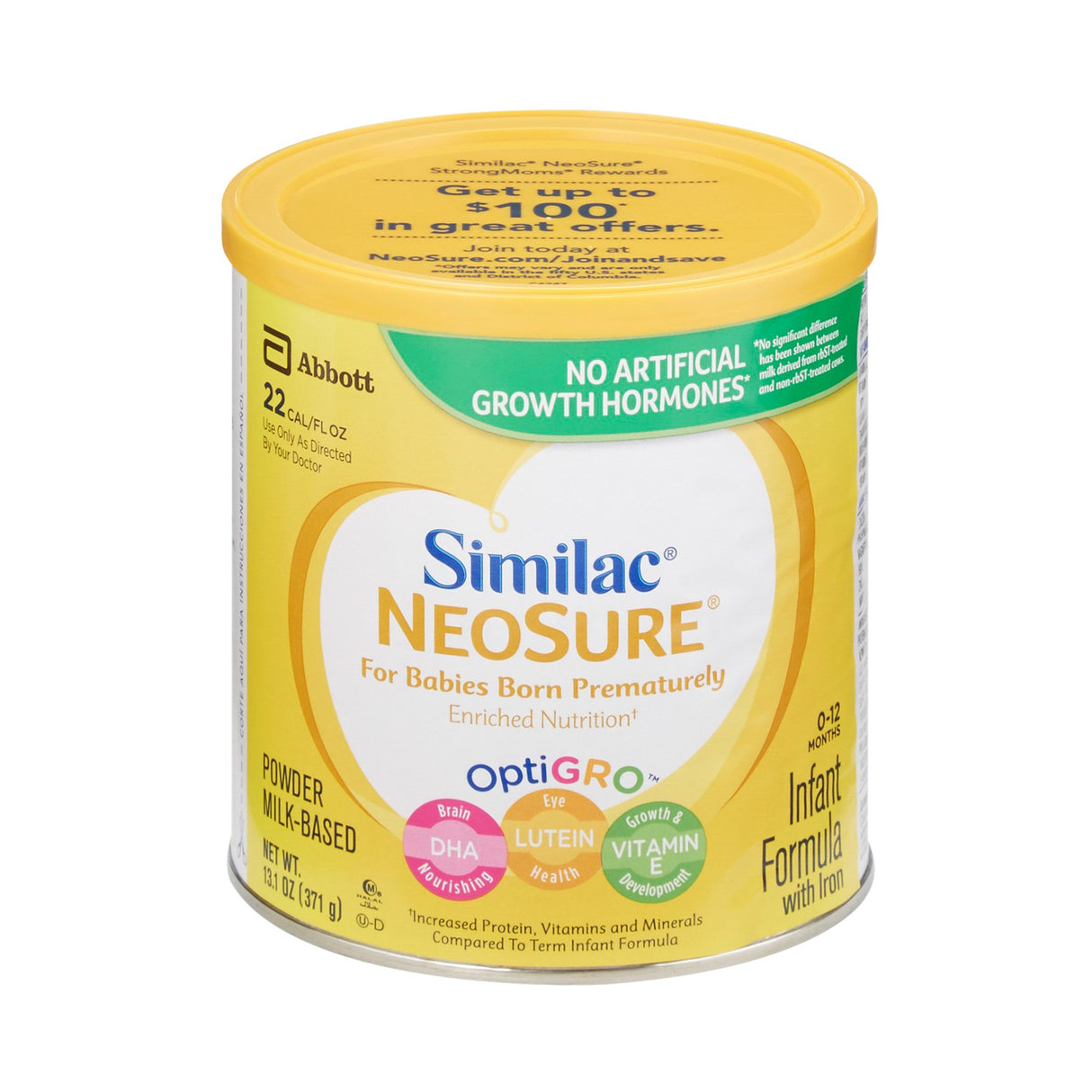 Infant Formula Similac® NeoSure® Unflavored 13.1 oz. Can Powder Premature - BeHope