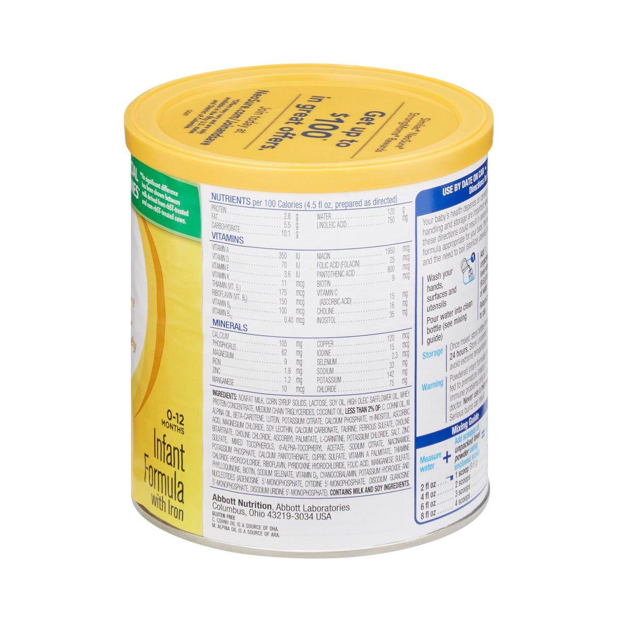 Infant Formula Similac® NeoSure® Unflavored 13.1 oz. Can Powder Premature - BeHope