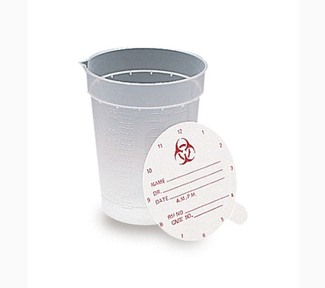 Specimen Container With Pour Spout Vollrath Nonsterile Paper Lid - BeHope
