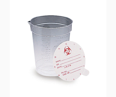 Specimen Container With Pour Spout Vollrath Nonsterile Paper Lid - BeHope