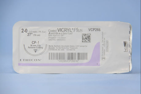 Absorbable Antibacterial Suture Vicryl™ Plus for Effective Wound Closure - BeHope