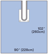 Orthopedic Drape 3M™ Steri-Drape™ Shoulder Split Sheet with Pouch 90 W X 102 L Inch Sterile - BeHope