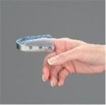 Finger Splint DeRoyal® Adult Medium Without Fastening Left or Right Hand Silver - BeHope