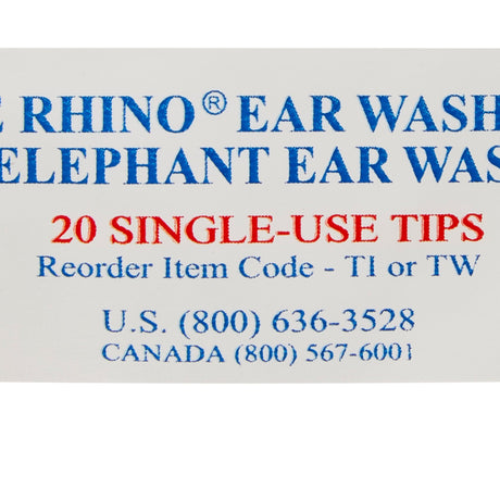 Doctor Easy Disposable Ear Wash System Tips for Rhino Elephant Washers - BeHope