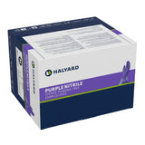 Exam Glove Purple Nitrile® Medium Sterile Pair Nitrile Standard Cuff Length Textured Fingertips Purple Not Rated - BeHope