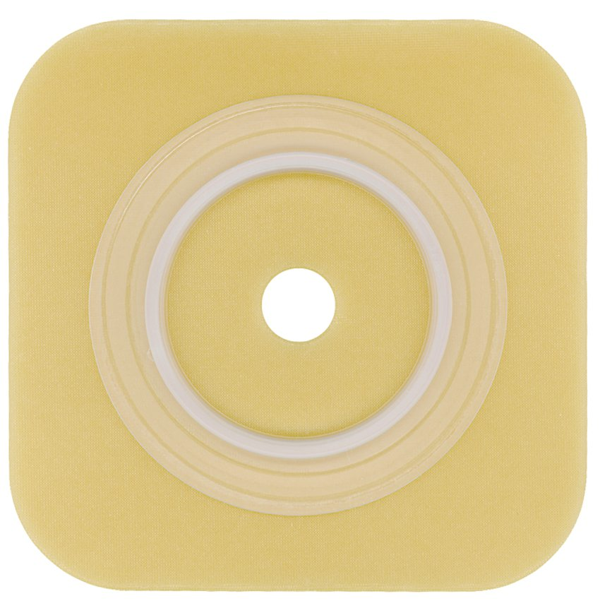 Ostomy Barrier Sur-Fit Natura® Trim to Fit, Extended Wear Durahesive® Without Tape 57 mm Flange Sur-Fit® Natura® System Hydrocolloid 1-3/8 to 1-3/4 Inch Opening 4 X 4 Inch - BeHope