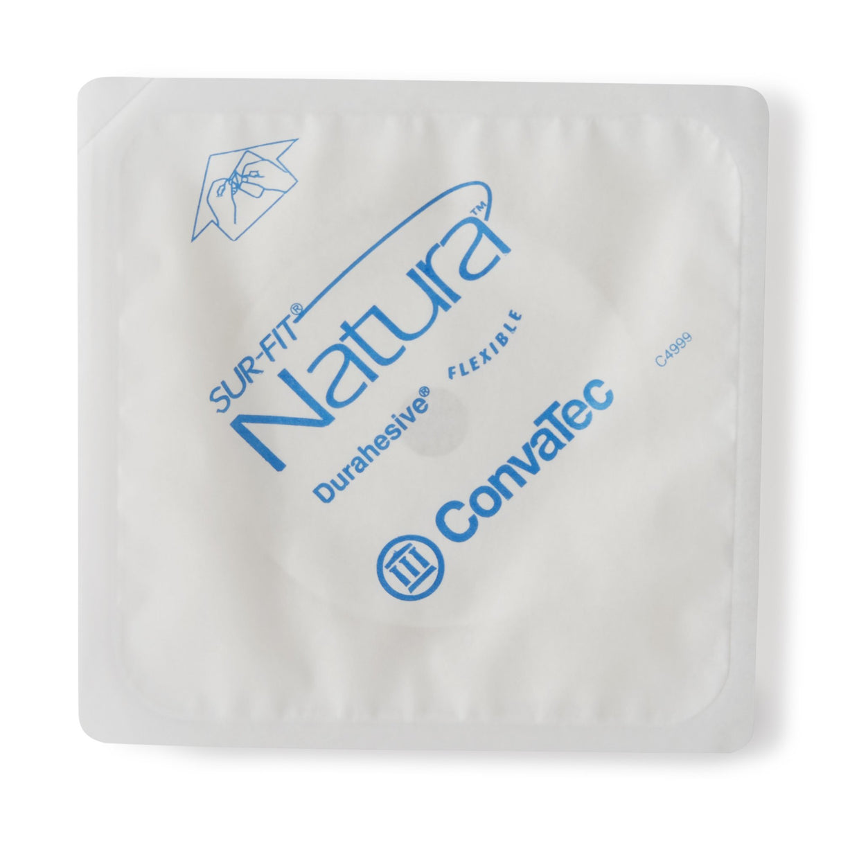 Ostomy Barrier Sur-fit Natura® Trim To Fit Extended Wear Durahesive® Hydrocolloid Adhesive - BeHope