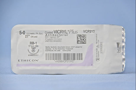 Absorbable Antibacterial Suture With Needle Coated Vicryl™ Plus Polyglactin 910 - BeHope
