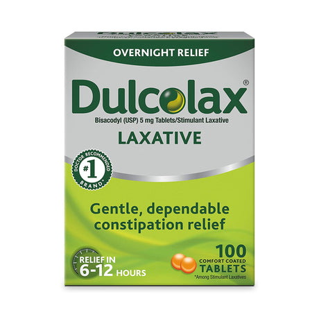 Dulcolax Bisacodyl Laxative Tablets for Constipation and Irregularity - BeHope