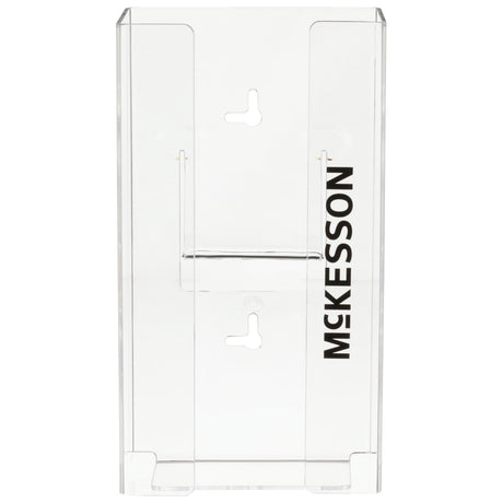 Mckesson Single Glove Box Holder Clear Plastic Horizontal Vertical Mounted - BeHope