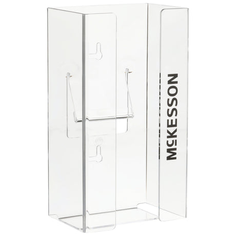 Mckesson Single Glove Box Holder Clear Plastic Horizontal Vertical Mounted - BeHope