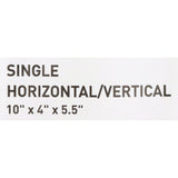 Glove Box Holder McKesson Horizontal or Vertical Mounted 1 Box Capacity Clear 4 X 5-1/2 X 10 Inch Plastic - BeHope