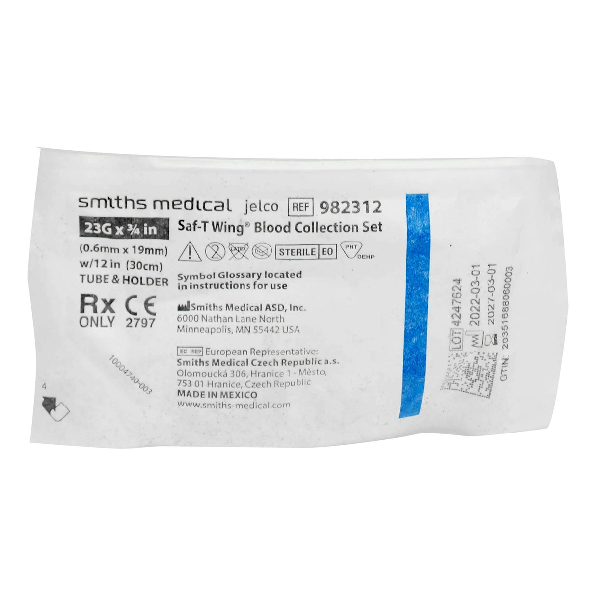 Saf-t Wing® Blood Collection and Infusion Set with Safety Holder - BeHope