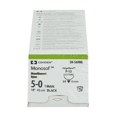 Monosof™ Nylon Monofilament Nonabsorbable Suture with Precision Reverse Cutting Needle - BeHope