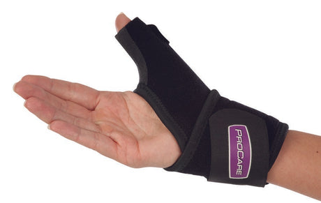 Thumb Support Universal Thumb-O-Prene™ One Size Fits Most Hook and Loop Closure Left or Right Hand Black - BeHope
