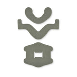 Rigid Cervical Collar with Replacement Pads Aspen® Preformed Adult Tall Two-Piece / Trachea Opening 13 to 21 Inch Neck Circumference - BeHope