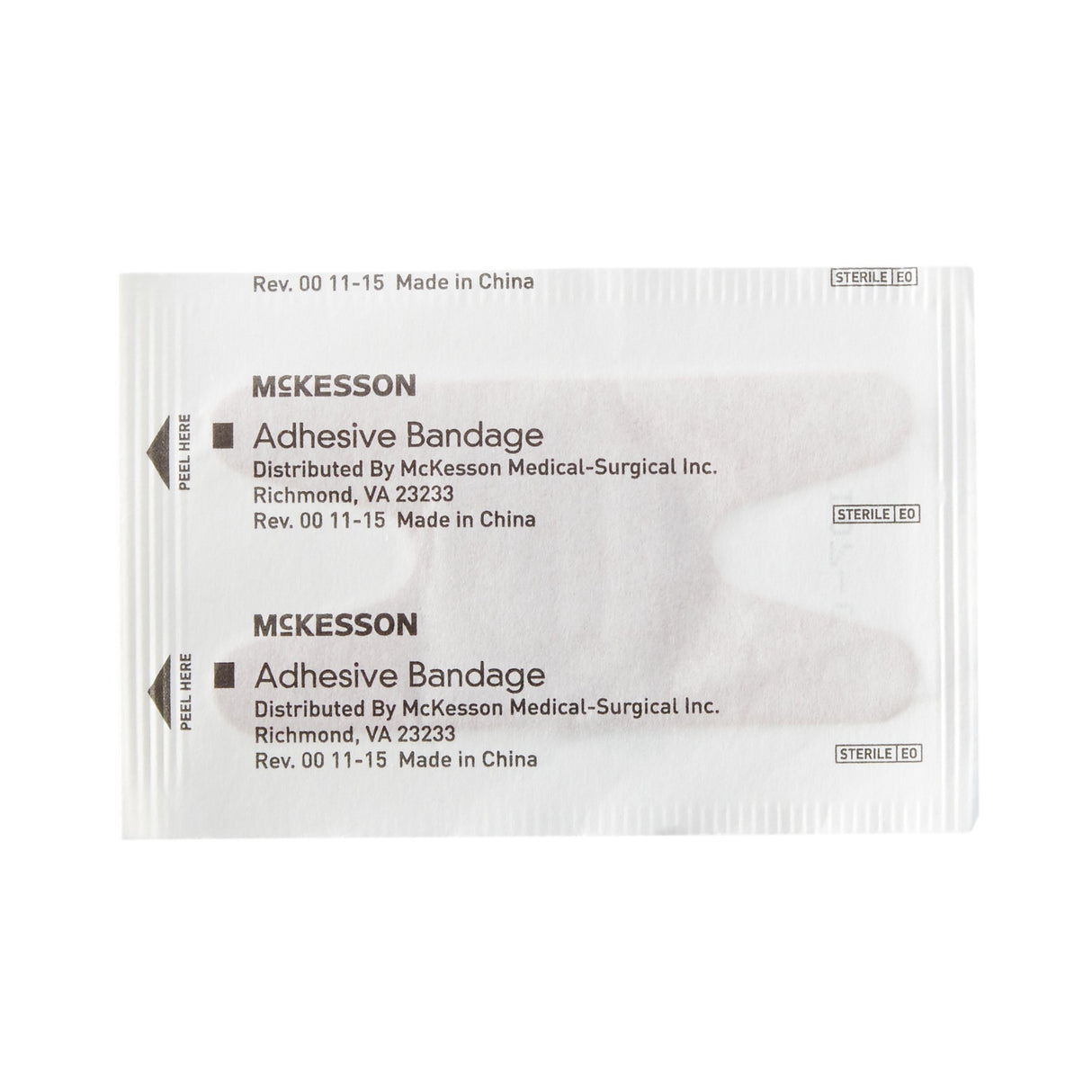 Adhesive Strip McKesson Fabric Tan 1-1/2 X 3 Inch Sterile - BeHope