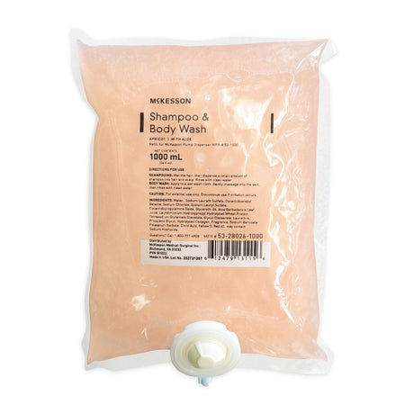 Shampoo and Body Wash McKesson Apricot Scent - BeHope