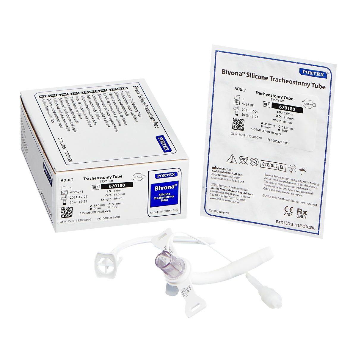 Cuffed Tracheostomy Tube Bivona® Tts™ Disposable - BeHope