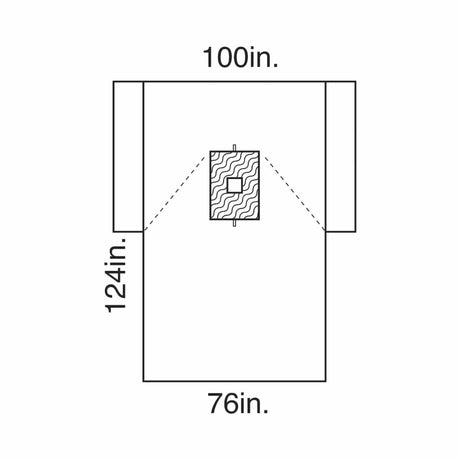 Surgical Drape Breast Drape 100 W X 76 W X 124 L Inch Sterile - BeHope