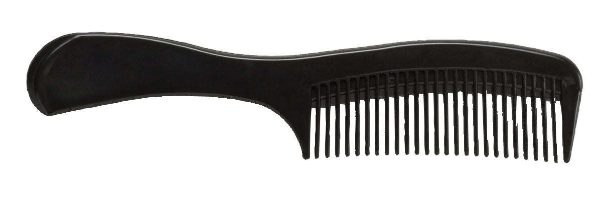 Comb Black Plastic